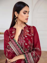 Jazmin Mahpare Embroidered Luxury Chiffon 3 Piece Suit 06-Arash - FaisalFabrics.pk