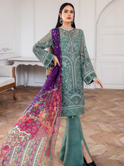 Jazmin Mahpare Embroidered Luxury Chiffon 3 Piece Suit 09-Vasl - FaisalFabrics.pk