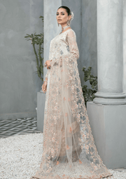 KUNDANKARI Qubool Hai Unstitched Formal Suit K-04 Glamorous Ivory