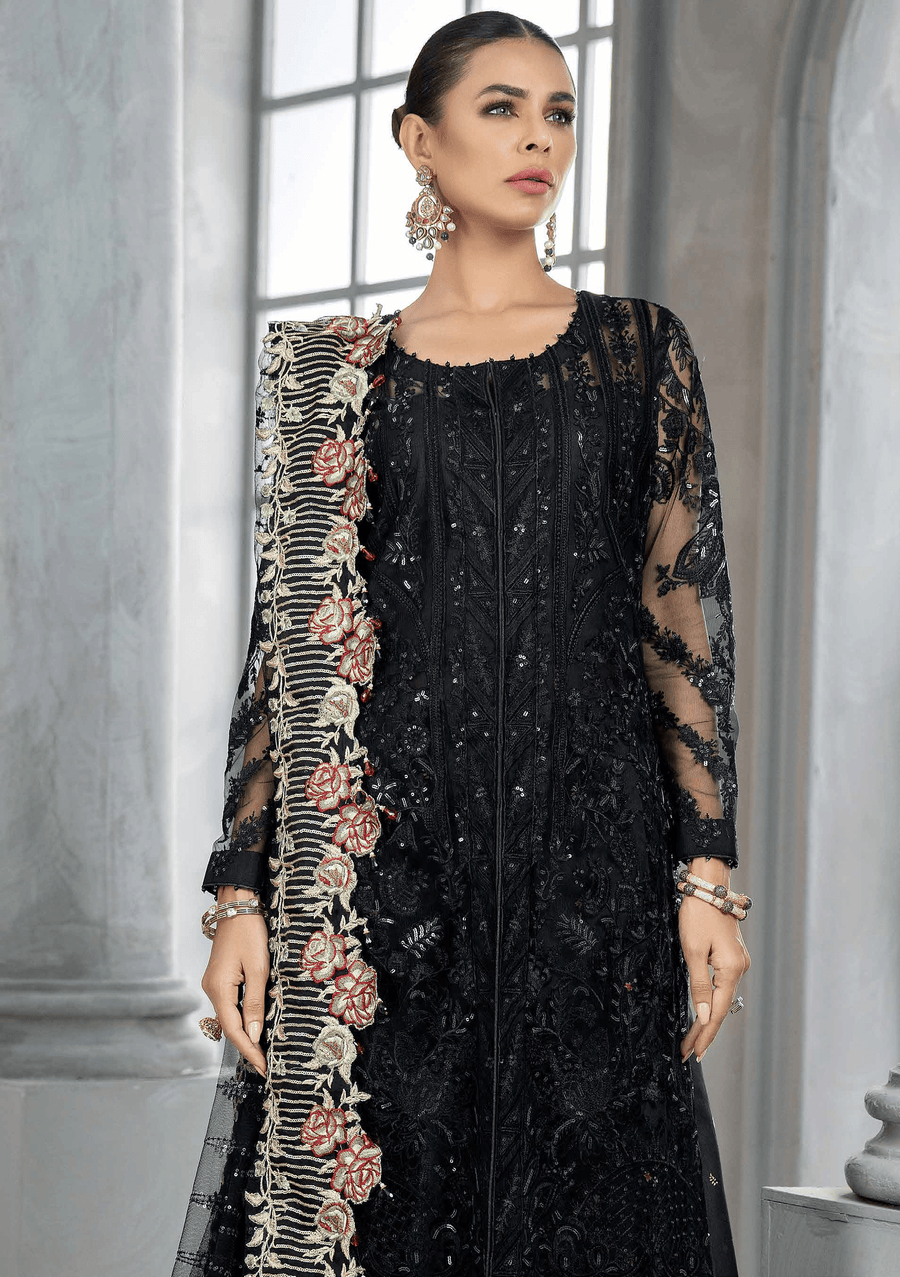 KUNDANKARI Qubool Hai Unstitched Formal Suit K-05 Classy Twilight