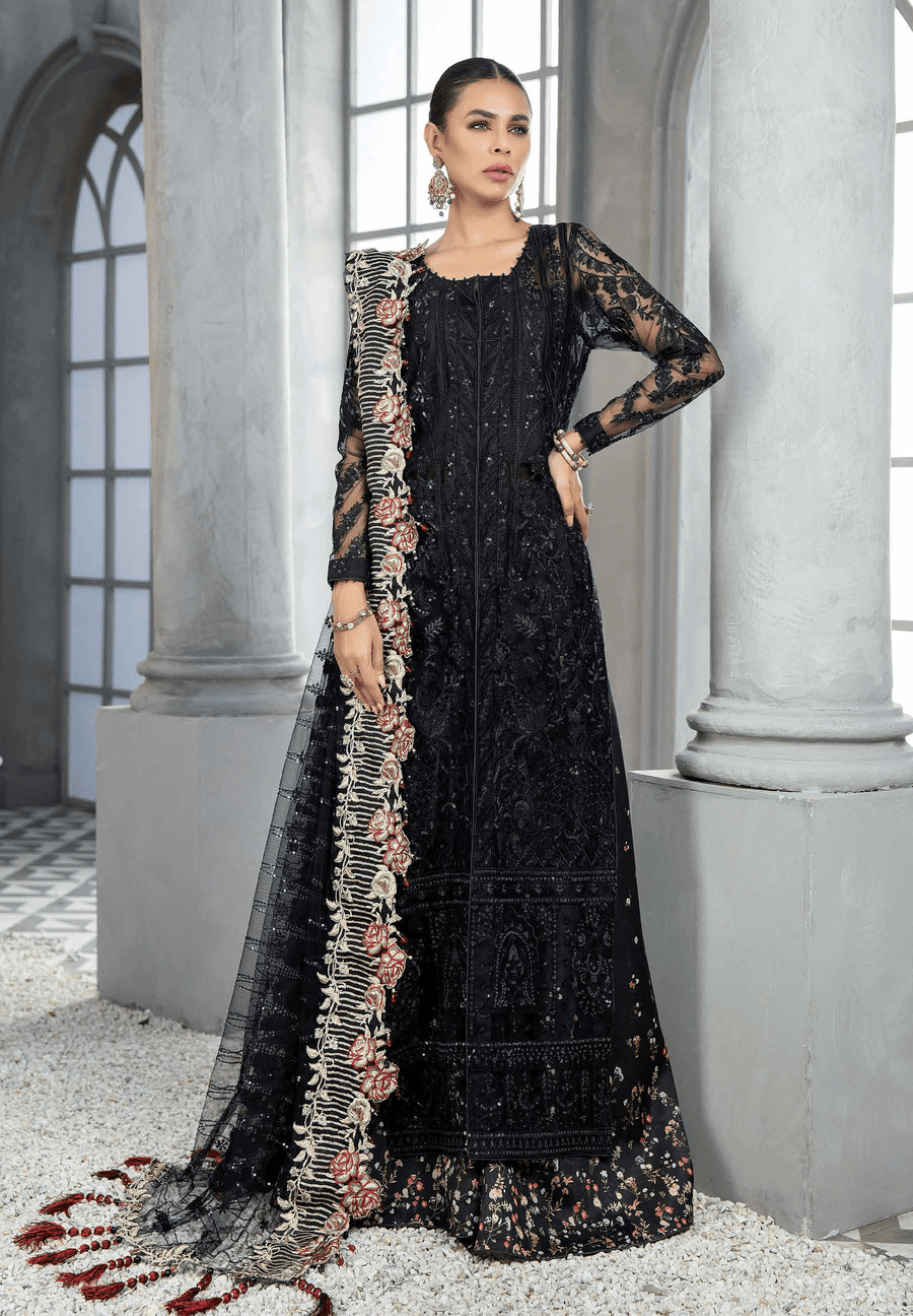 KUNDANKARI Qubool Hai Unstitched Formal Suit K-05 Classy Twilight