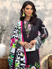GulAhmed 3Pc Unstitched Khaddar Embroidered Suit K-110 - FaisalFabrics.pk