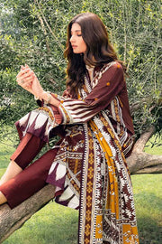 Gul Ahmed Winter Khaddar Unstitched Printed 3Pc Suit K-22039 A