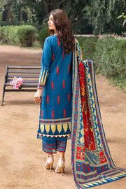 Gul Ahmed Winter Khaddar Unstitched Printed 3Pc Suit K-22039 B