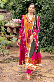 Gul Ahmed Winter Khaddar Unstitched Printed 3Pc Suit K-22040 B