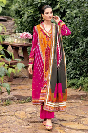 Gul Ahmed Winter Khaddar Unstitched Printed 3Pc Suit K-22040 B