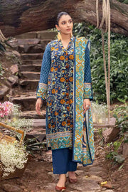 Gul Ahmed Winter Khaddar Unstitched Printed 3Pc Suit K-22043 A