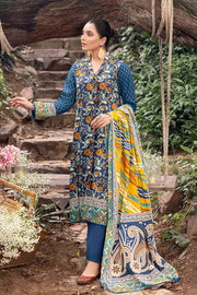 Gul Ahmed Winter Khaddar Unstitched Printed 3Pc Suit K-22043 A