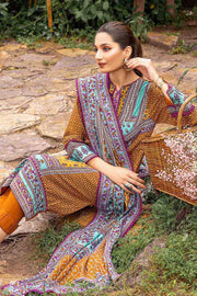 Gul Ahmed Winter Khaddar Unstitched Printed 3Pc Suit K-22059 B