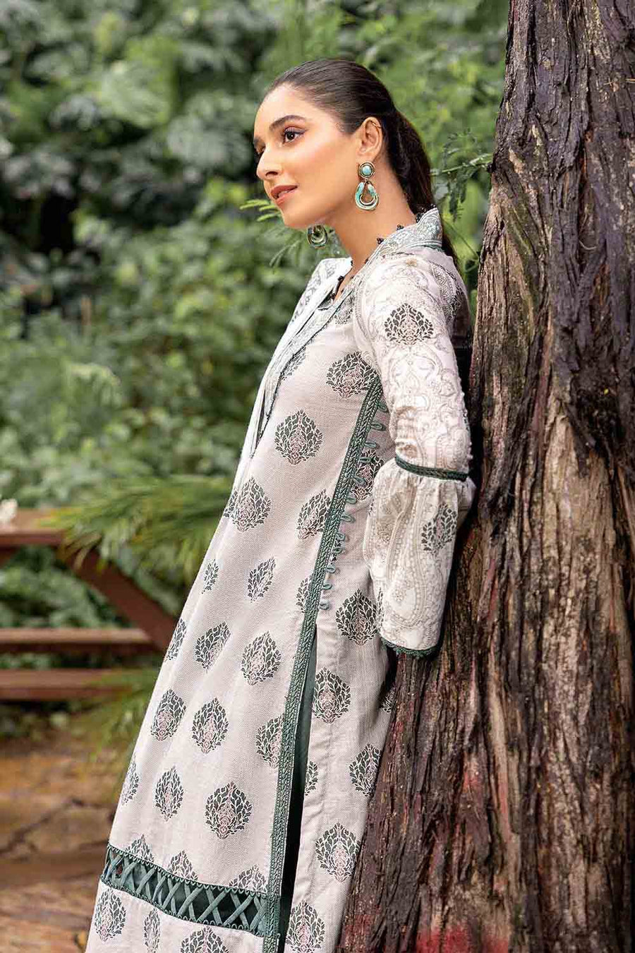 Gul Ahmed Winter Khaddar Unstitched Printed 3Pc Suit K-22060 A