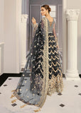 Akbar Aslam Libas e Khas Wedding Collection 3pc Suit AAWC-1348 Periwinkle Black - FaisalFabrics.pk