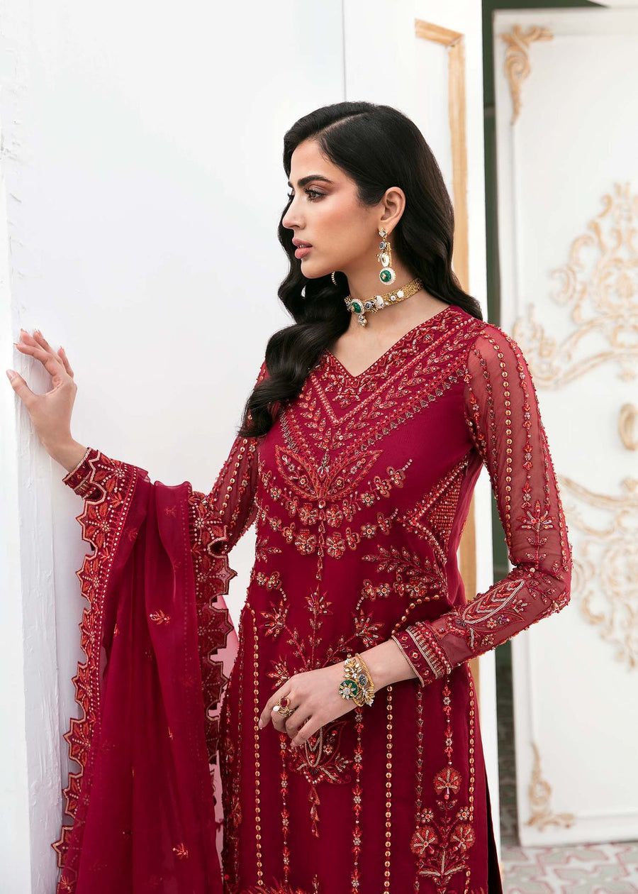 Akbar Aslam Sylvia Luxury Formal Unstitched Organza Suit - KAYA