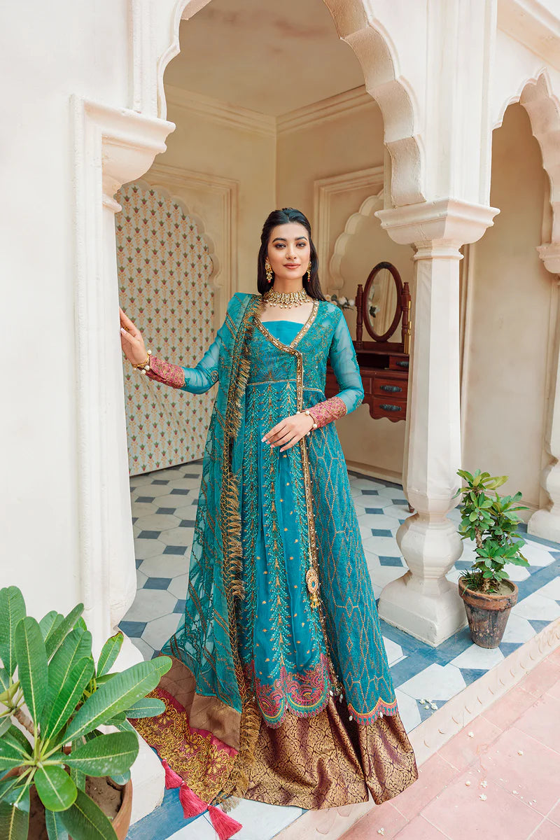 Mirha Anchal Festive Embroidered Unstitched Formal Suit - KHUWABEEDA