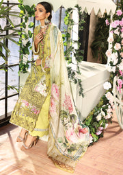KAHF Premium Embroidered Luxury Lawn Unstitched 3Pc Suit KLC-10