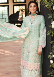 KAHF Premium Embroidered Luxury Lawn Unstitched 3Pc Suit KLC-09B