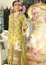 KAHF Premium Embroidered Luxury Lawn Unstitched 3Pc Suit KLC-10