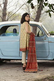 Lakhany Komal Lawn Summer 2021 Unstitched Printed 3Pc Suit KP-2011-A - FaisalFabrics.pk
