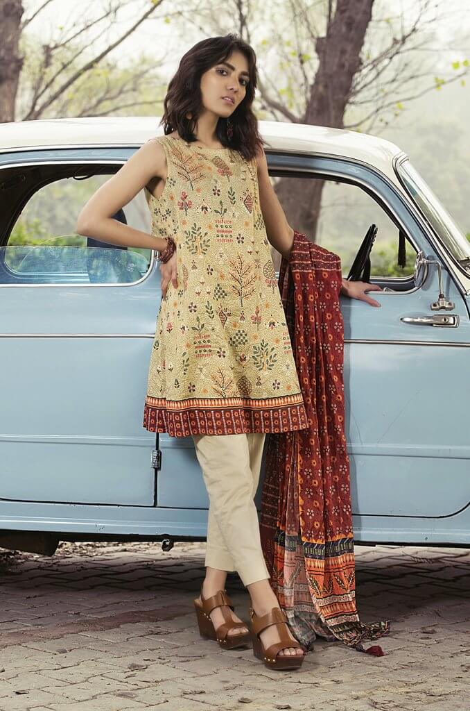 Lakhany Komal Lawn Summer 2021 Unstitched Printed 3Pc Suit KP-2011-A - FaisalFabrics.pk