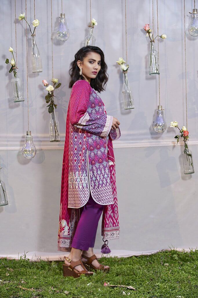 Lakhany Komal Lawn Summer 2021 Unstitched Printed 3Pc Suit KP-2013-B - FaisalFabrics.pk