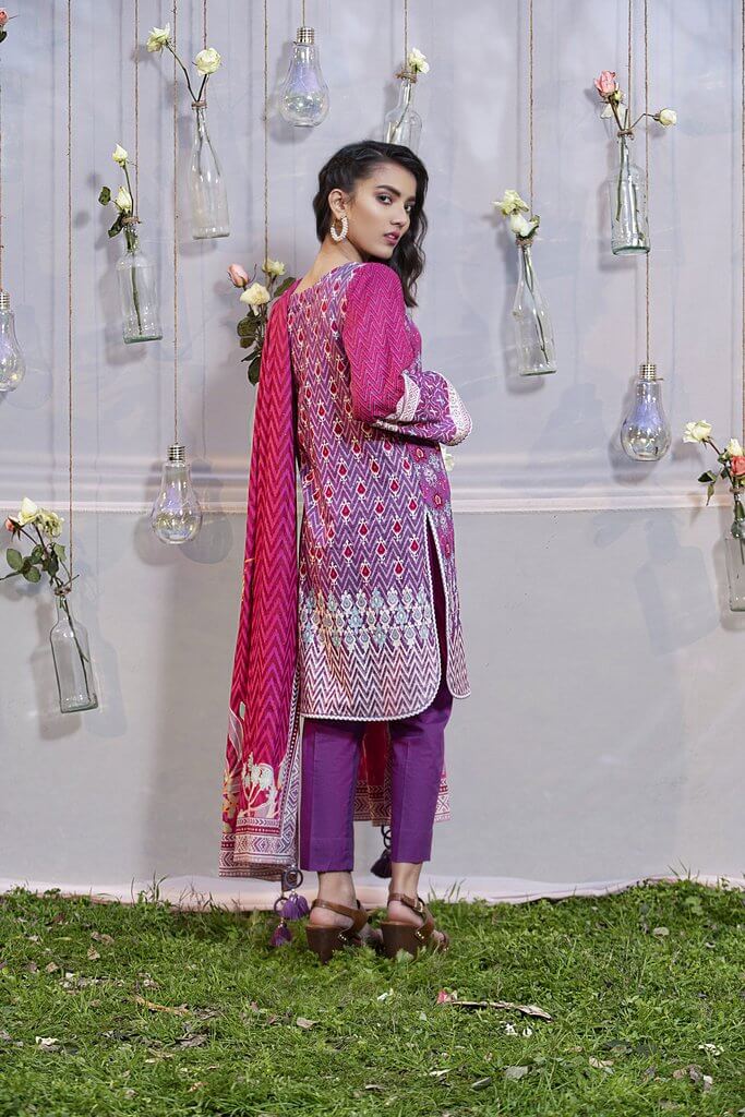 Lakhany Komal Lawn Summer 2021 Unstitched Printed 3Pc Suit KP-2013-B - FaisalFabrics.pk