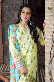 LSM Lakhany Komal Unstitched Printed Lawn 3Pc Suit KP-2026-B