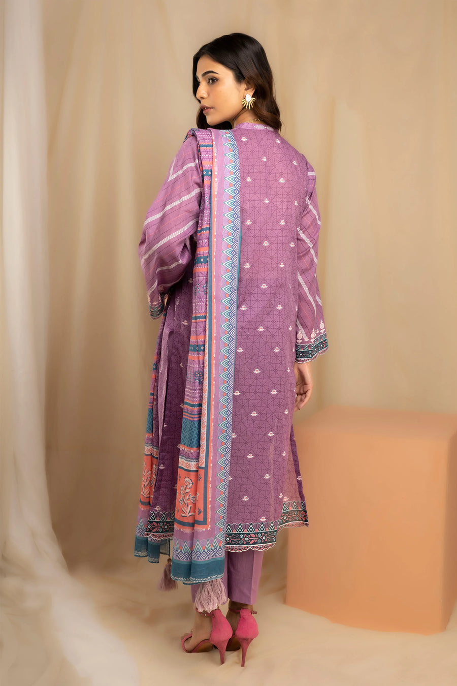 LSM Lakhany Komal Unstitched Printed Lawn 3Pc Suit KPC-RN-0033-A