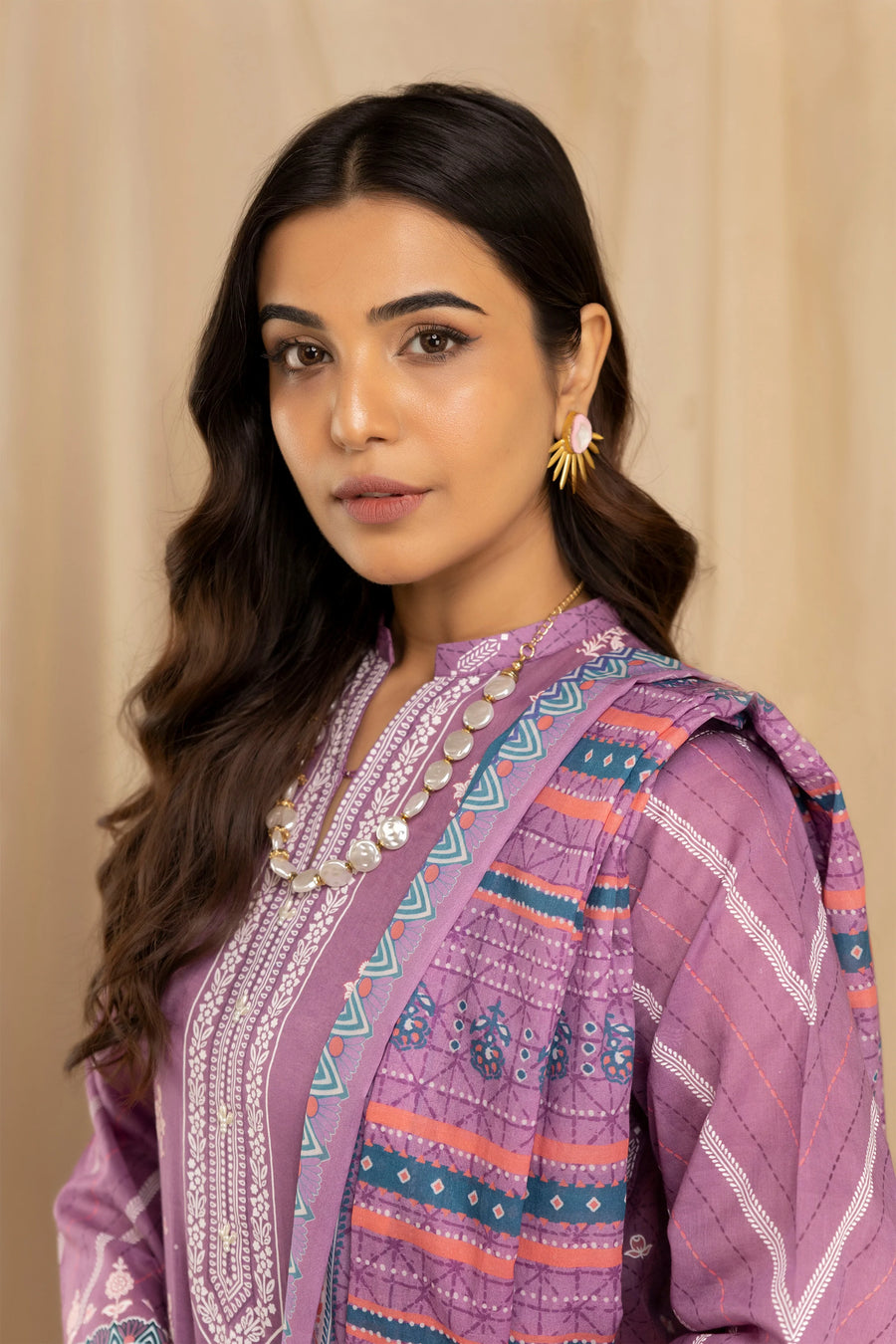 LSM Lakhany Komal Unstitched Printed Lawn 3Pc Suit KPC-RN-0033-A