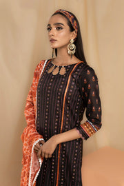 LSM Lakhany Komal Unstitched Printed Lawn 3Pc Suit KPC-SR-0094-A