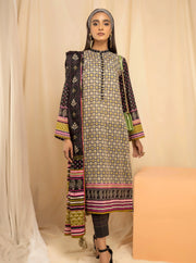 LSM Lakhany Komal Unstitched Printed Lawn 3Pc Suit KPC-SR-0096-B