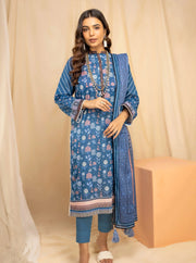 LSM Lakhany Komal Unstitched Printed Lawn 3Pc Suit KPC-ZH-0033-A