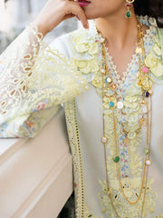 Mushq Lawana Embroidered Luxury Lawn Unstitched 3Pc Suit MSL-23-07 Kamon