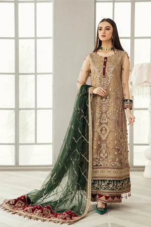 Alizeh Fashion Unstitched Embroidered Formal 3Pc Suit D-02 Kehkashan