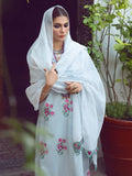 Kinaar by Shiza Hassan Embroidered Lawn Unstitched 3 Piece Suit D-04 Elnaz - FaisalFabrics.pk