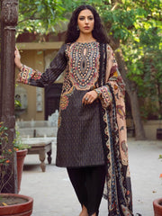 Kinaar by Shiza Hassan Embroidered Lawn Unstitched 3 Piece Suit D-11 Sitara - FaisalFabrics.pk