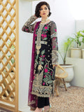 Laroza Ostentatious 3 Piece Embroidered Chiffon Suit L-212 Onyx Plethora - FaisalFabrics.pk