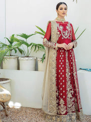 Laroza Ostentatious 3 Piece Embroidered Chiffon Suit L-219 Chroma Tinge - FaisalFabrics.pk