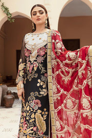 Imrozia Eclos Embroidered Chiffon Unstitched 3 Piece Suit L-225 Alodie - FaisalFabrics.pk