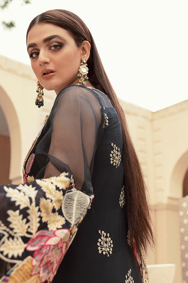 Imrozia Eclos Embroidered Chiffon Unstitched 3 Piece Suit L-225 Alodie - FaisalFabrics.pk