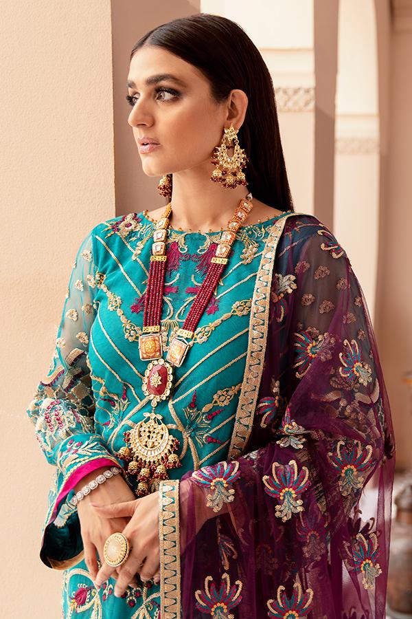 Imrozia Eclos Embroidered Net Unstitched 3 Piece Suit L-228 Itzel - FaisalFabrics.pk