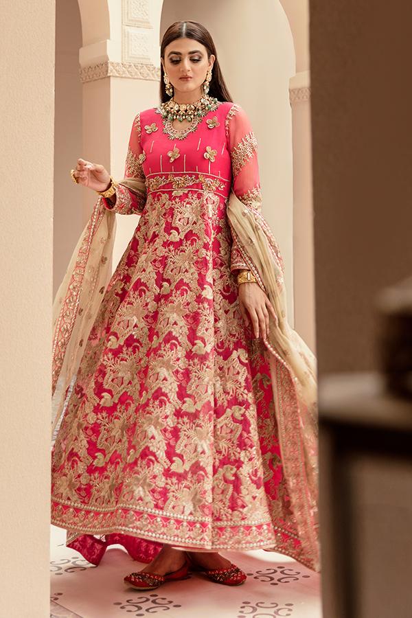 Imrozia Eclos Embroidered Organza Unstitched 3 Piece Suit L-229 Chantae - FaisalFabrics.pk