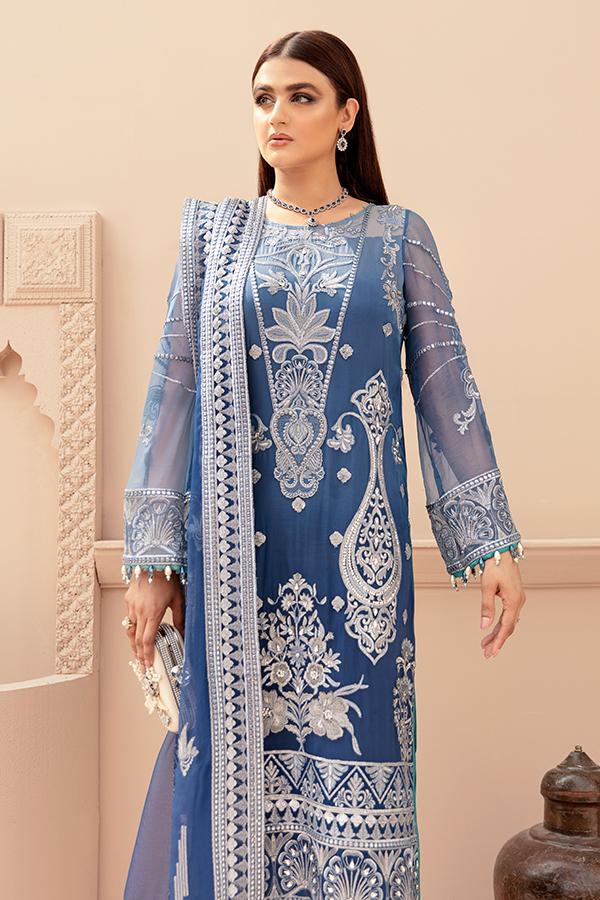Imrozia Eclos Embroidered Chiffon Unstitched 3 Piece Suit L-230 MARISA - FaisalFabrics.pk