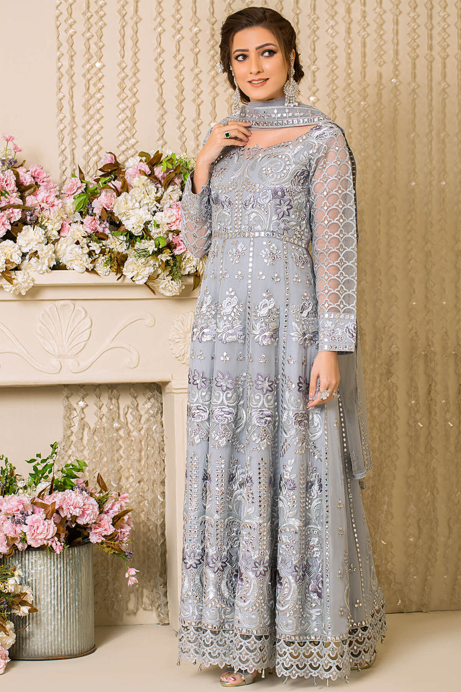 Imrozia Premium Vive La Fete Unstitched Formal 3Pc Suit L-254 MYSTIQUE