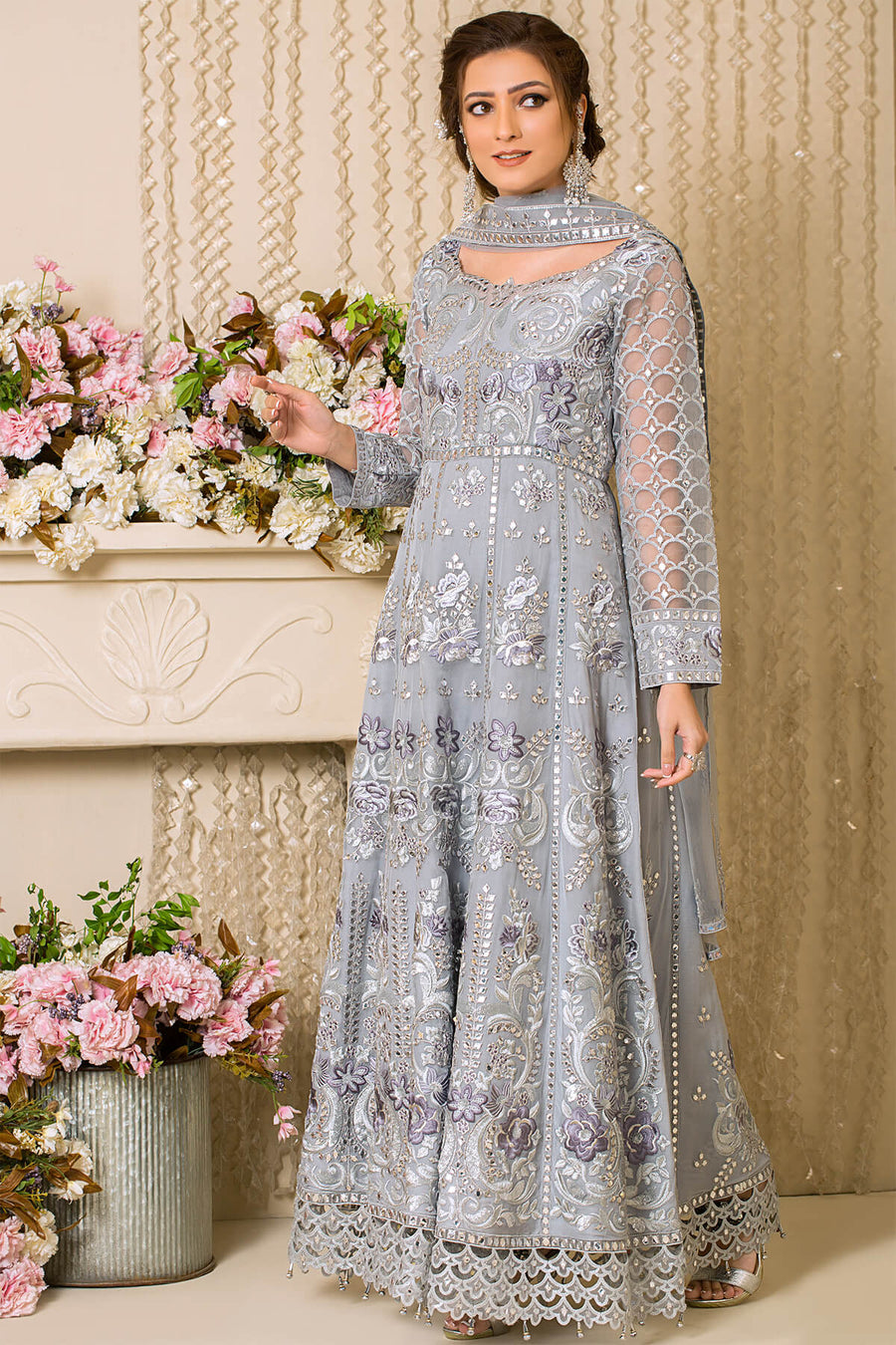 Imrozia Premium Vive La Fete Unstitched Formal 3Pc Suit L-254 MYSTIQUE