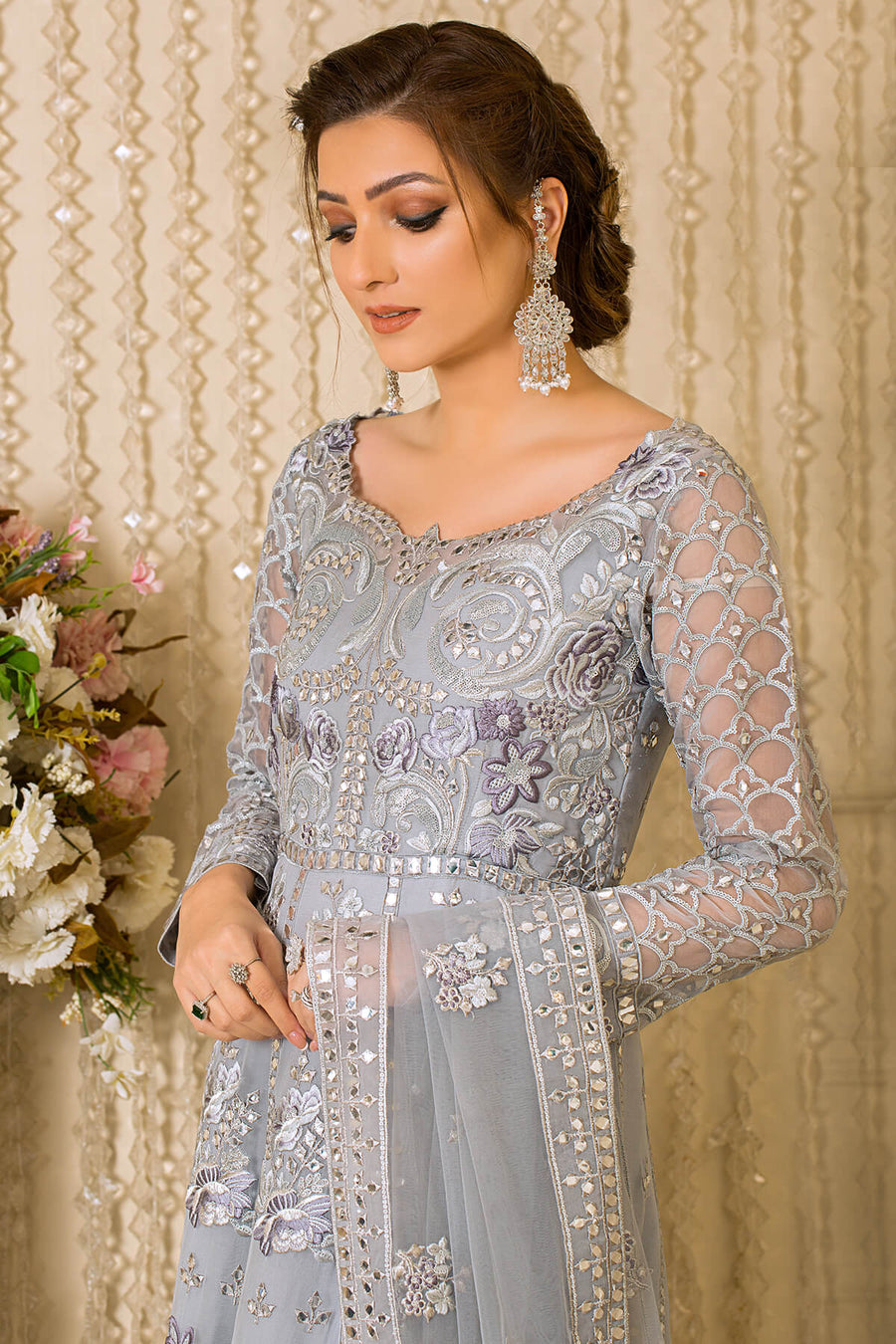Imrozia Premium Vive La Fete Unstitched Formal 3Pc Suit L-254 MYSTIQUE