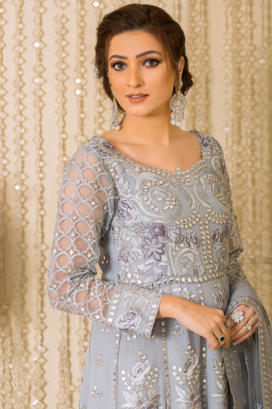 Imrozia Premium Vive La Fete Unstitched Formal 3Pc Suit L-254 MYSTIQUE