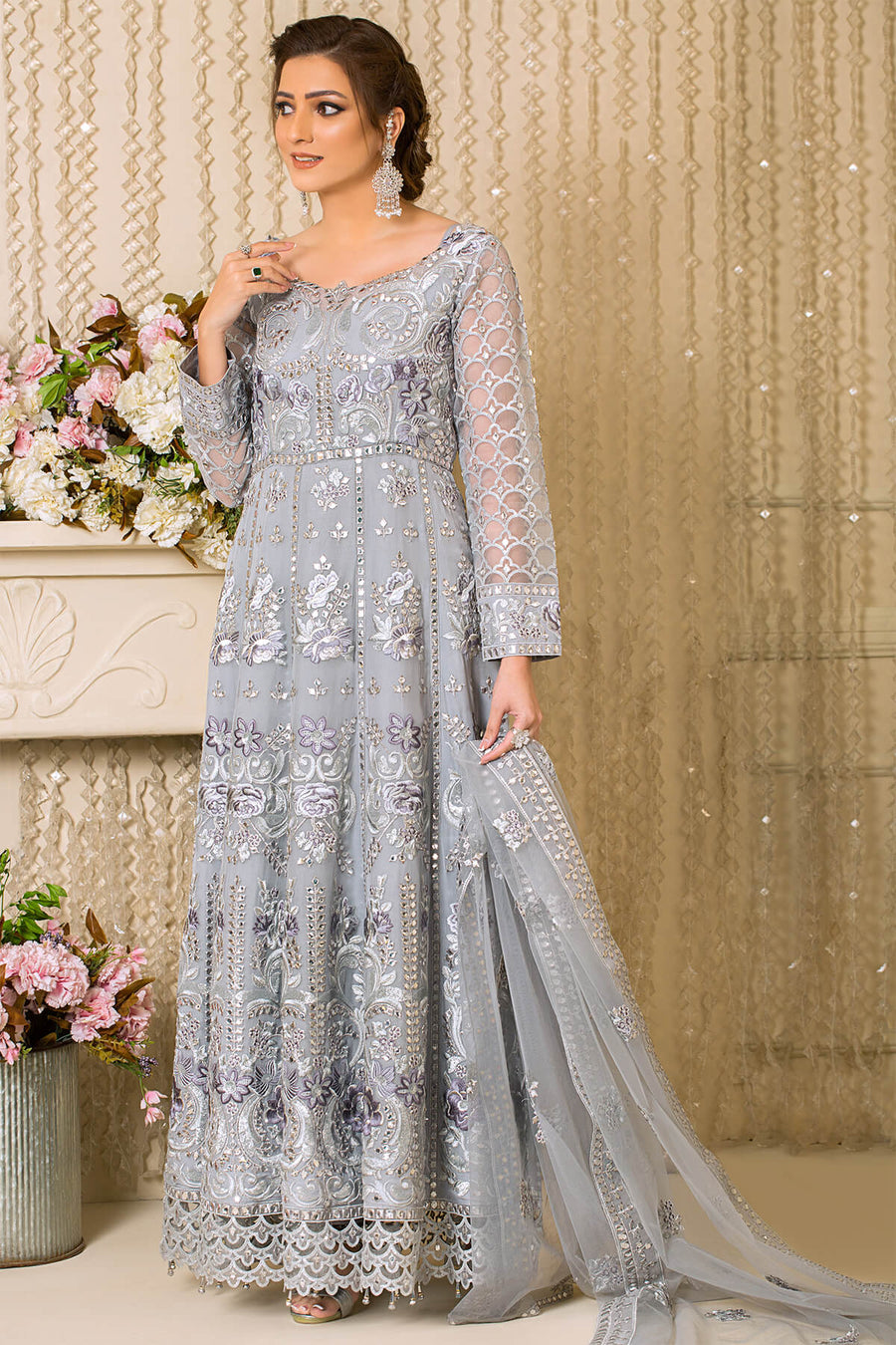 Imrozia Premium Vive La Fete Unstitched Formal 3Pc Suit L-254 MYSTIQUE