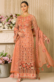 Imrozia Premium Vive La Fete Unstitched Formal 3Pc Suit L-257 PEACH MELBA