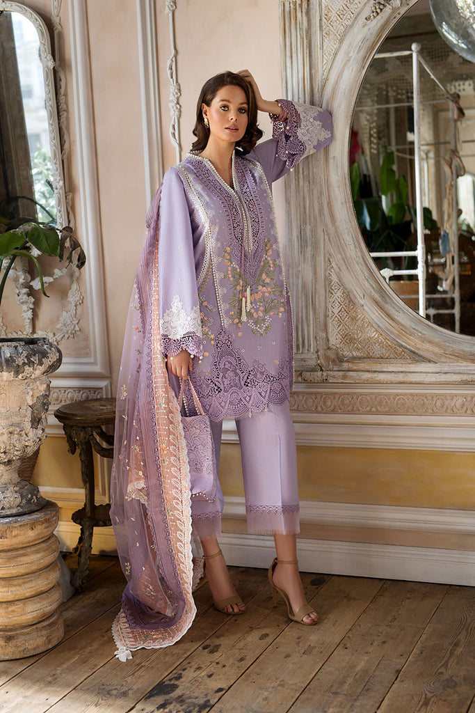 Sobia Nazir Luxury Lawn Unstitched Embroidered 3 Piece Suit L23-02B