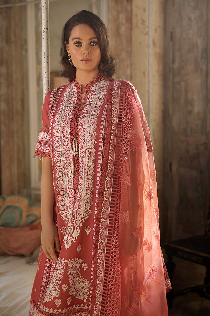 Sobia Nazir Luxury Lawn Unstitched Embroidered 3 Piece Suit L23-05A
