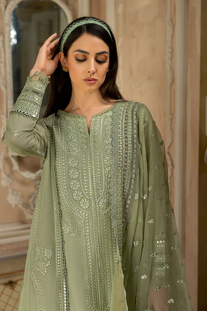 Sobia Nazir Luxury Lawn Unstitched Embroidered 3 Piece Suit L23-06B